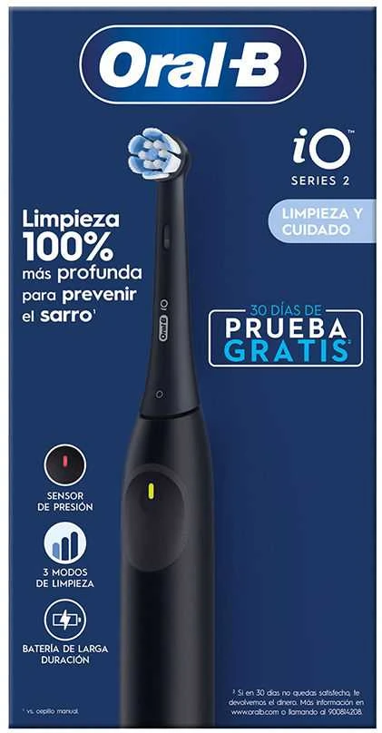 Oral-B iO2 elektrinis dantų šepetėlis, juodas