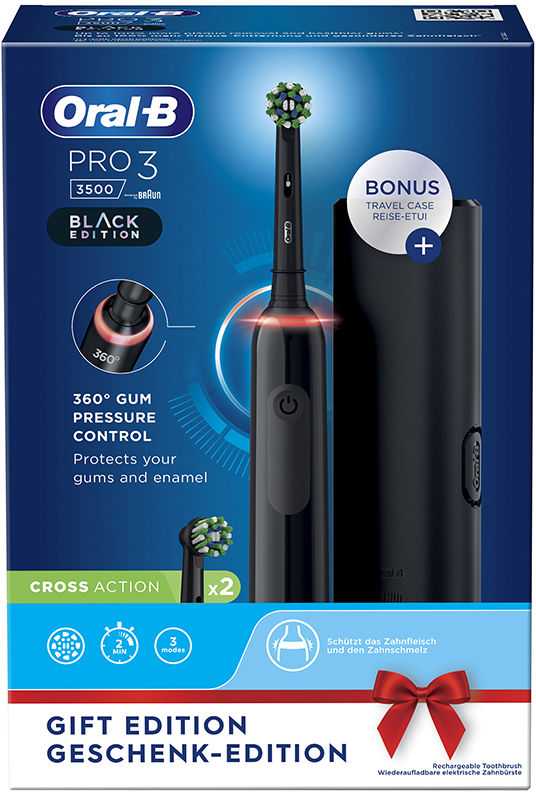 Elektrinis dantų šepetėlis Oral-B Pro 3 3500