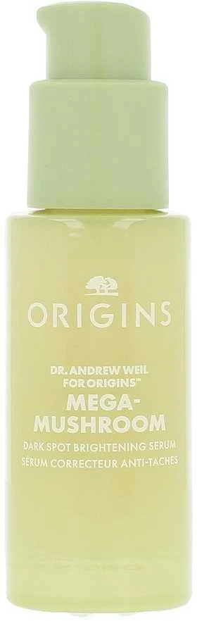 Origins Dr. Weil Mega-Mushroom Dark Spot Brightening Serum veido serumas odos netobulumams šalinti, 30 ml