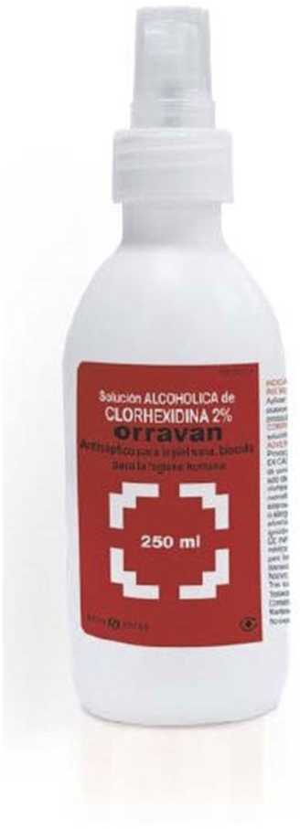 Orravan Chlorheksidinas 2% alkoholinis tirpalas 250ml