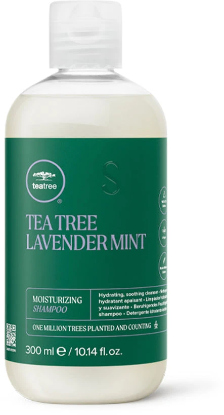 Paul Mitchell arbatmedžio ir levandų bei mėtų drėkinamasis šampūnas, 300 ml