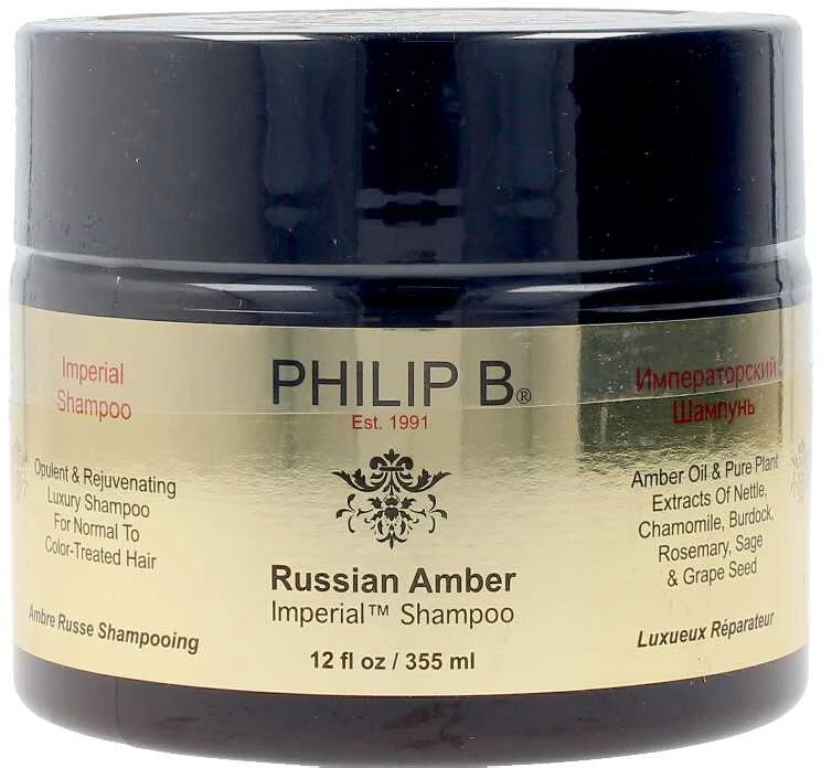 Atstatantis plaukų šampūnas Philip B Russian Amber Imperial