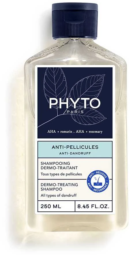 Phyto Nuo pleiskanų Dermo-Treating Šampūnas šampūnas nuo pleiskanų, 250 ml