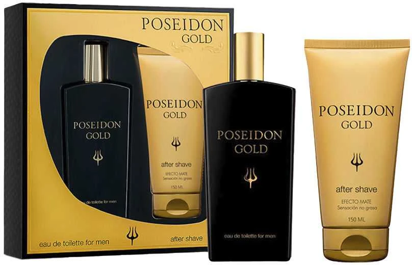 Poseidon Instituto Español Posseidon Gold Vyrų tualetinis vanduo 150ml rinkinys 2 vnt