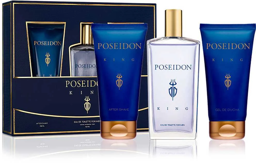 Aire De Sevilla Poseidon King Vyrų tualetinio vandens purškiklis 150ml 3 dalių rinkinys