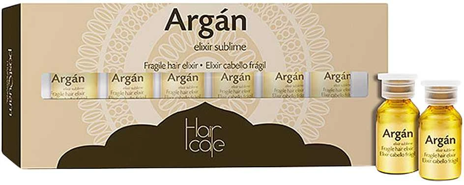 "Postquam" plaukų priežiūros priemonė "Argan Sublime Fragile Hair Eliksyras" 6x3ml