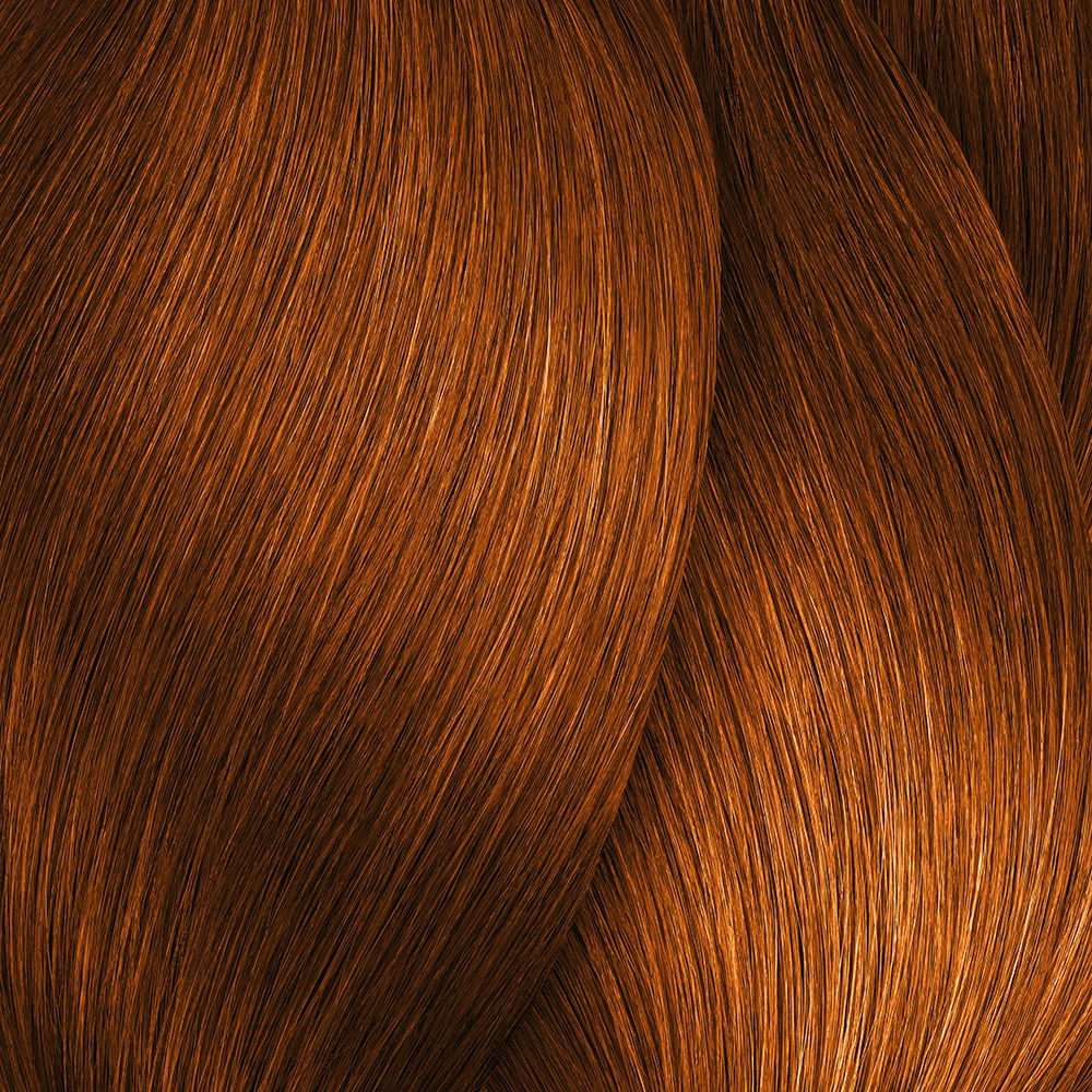 L‘Oreal iNOA 6.45 plaukų spalvos pavyzdys