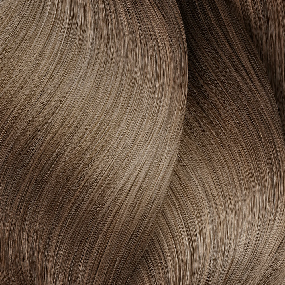 L‘Oreal iNOA 9.12 plaukų spalvos pavyzdys