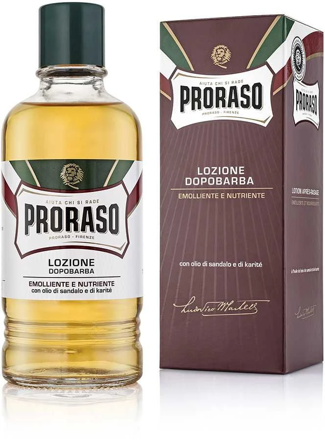 Odą maitinantis losjonas po skutimosi Proraso Red Line After Shave Lotion, 400 ml
