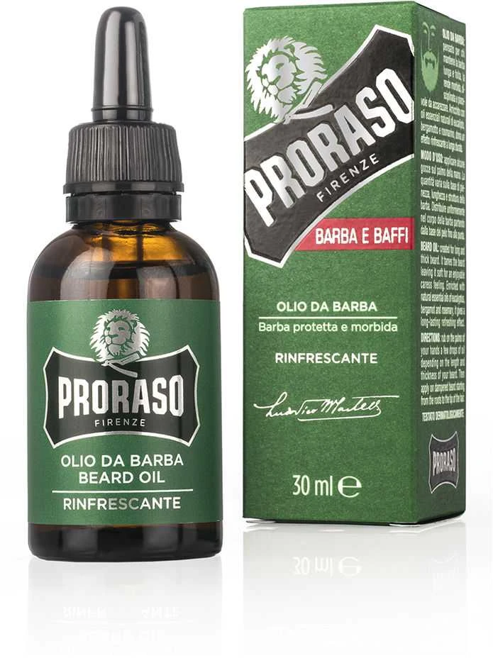Proraso Refreshing Beard Oil - Gaivinamasis barzdos aliejus, 30 ml