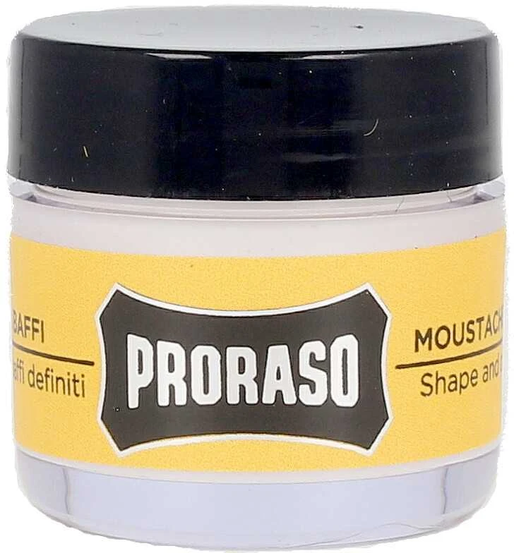 PRORASO Vaškas ūsams Wood & Spice, 15 ml