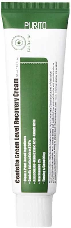 Purito Centella Žalias Level Recovery Kreminis, 50 ml