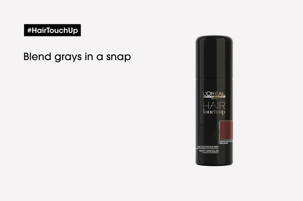 L'oreal Hair Touch Up kaštono rudos spalvos purškiklis
