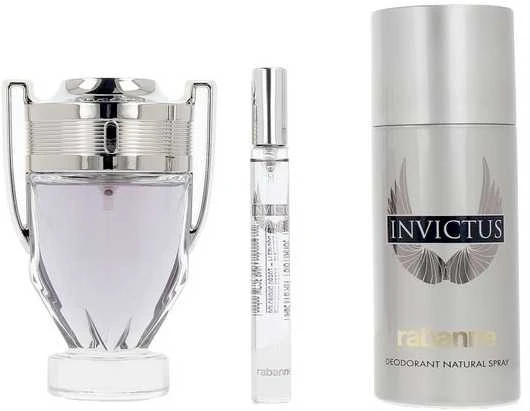 Paco Rabanne Invictus tualetinis vanduo purškiklis, 100 ml 3 vnt.