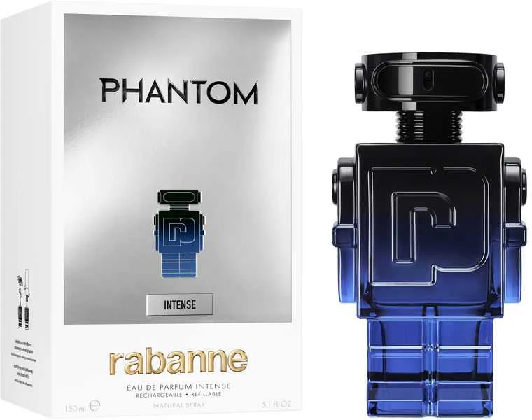 Paco Rabanne Phantom Intense EDP parfumuotas vanduo unisex Rechargeable, 150 ml