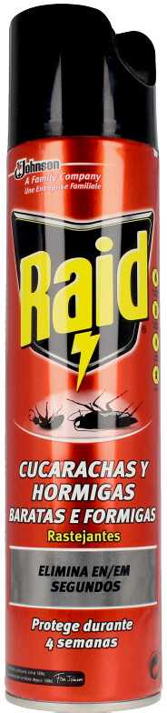 Raid Rastreros Insecticida Acción Inmediata purškalas 400ml