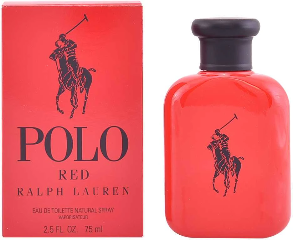 Ralph Lauren Polo Raudona EDT tualetinis vanduo vyrams, 75 ml
