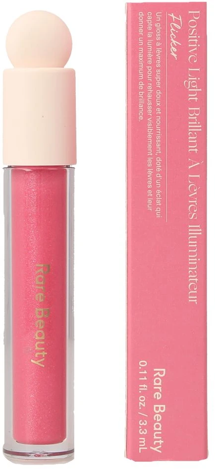 Rare Beauty Positive Light Luminizing Lūpų blizgis lūpų blizgis, atspalvis: Flicker, 3.3 ml