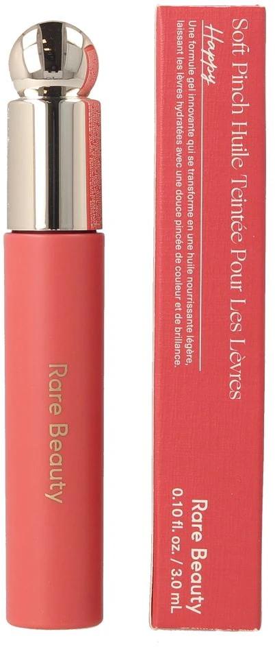 Rare Beauty Soft Pinch Tinted Lip Oil lūpų aliejus, atspalvis: Happy, 3 ml