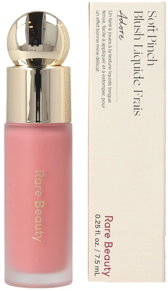 Rare Beauty Soft Pinch Liquid Blush skysti skaistalai, atspalvis: Adore, 7.5 ml