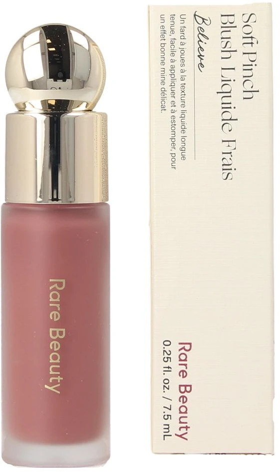 Rare Beauty Soft Pinch Liquid Blush skysti skaistalai, atspalvis: Believe, 7.5 ml