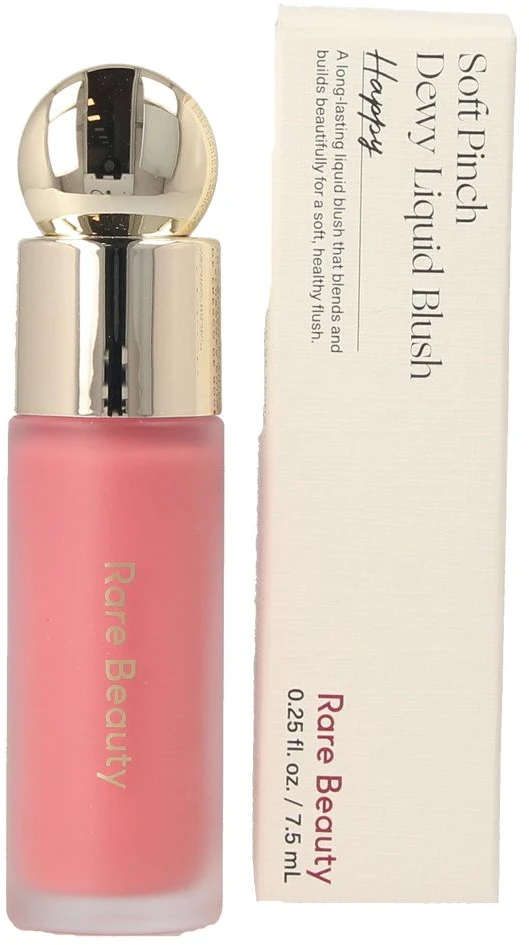 Rare Beauty Soft Pinch Liquid Blush skysti skaistalai, atspalvis: Happy, 7.5 ml