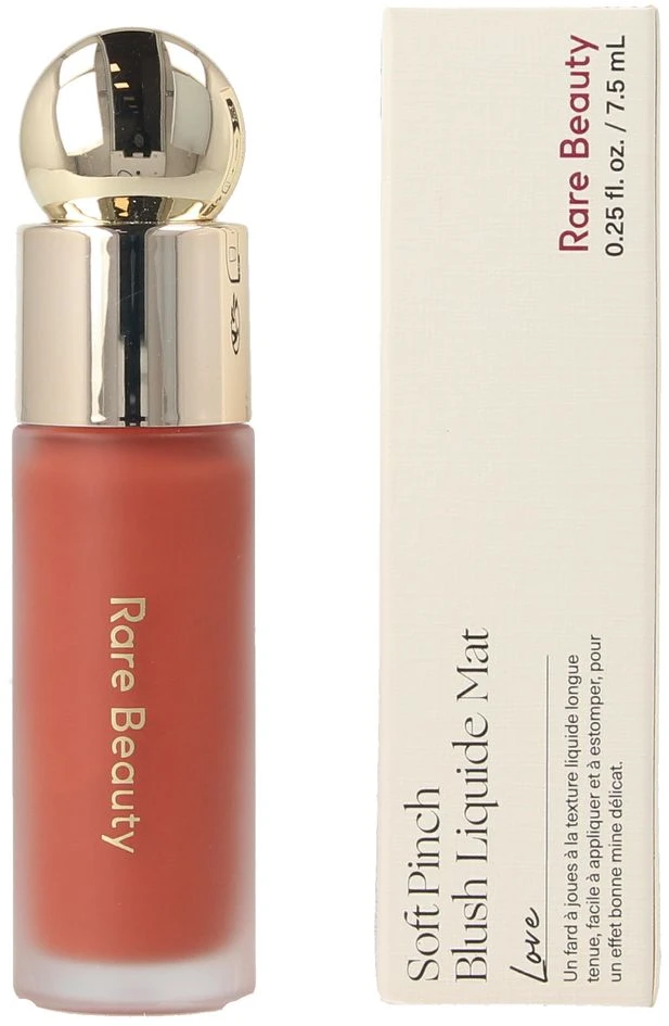 Rare Beauty Soft Pinch Liquid Blush skysti skaistalai, atspalvis: Love, 7.5 ml