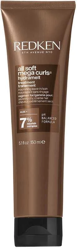 Redken Sausų garbanotų ir banguotų plaukų priežiūros priemonė "All Soft Mega Curl s Hydramelt" (gydymas) 150 ml