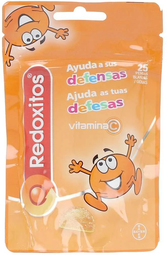 Redoxon Redoxitos Vitaminas C 25 guminukai Oranžinis