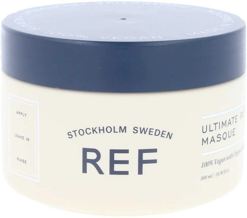 „Ref Stockholm“, „Ultimate Repair“, veganiška, plaukų priežiūros kreminė kaukė, skirta plaukams prižiūrėti, 500 ml
