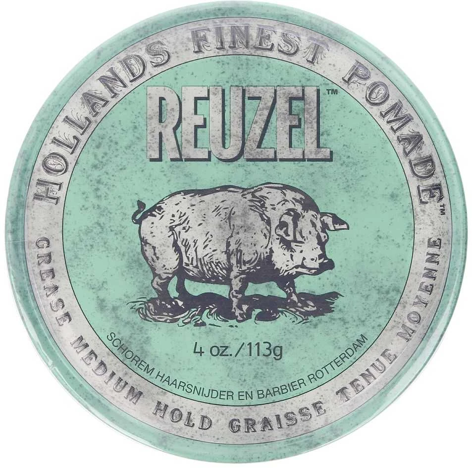 Vidutinio stiprumo plaukų formavimo pomada Reuzel Hollands Finest Pomade Grease, 113 g