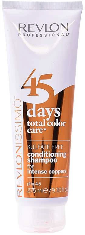 Revlon Revlonissimo 45 dienų kondicionuojantis šampūnas Intense Coppers 275ml