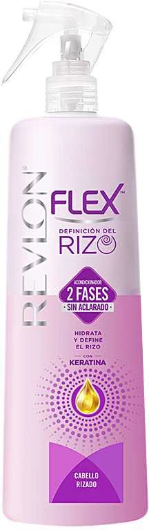 Revlon Flex 2 etapų nenuplaunamas kondicionierius su keratinu garbanotiems plaukams purškiamas 400ml