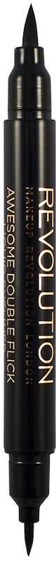 Makeup revolution Revolution Make Up Double Flick Liquid Akių apvadas Define Your Flick Juodas, 1 ml
