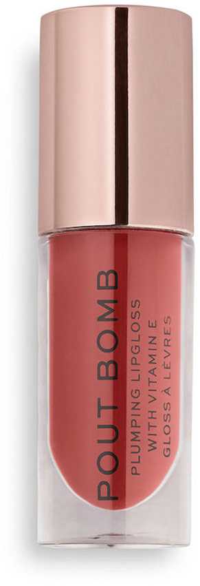 Makeup Revolution Pout Bomb lūpų blizgis, 4,6 ml, spalva - Peachy