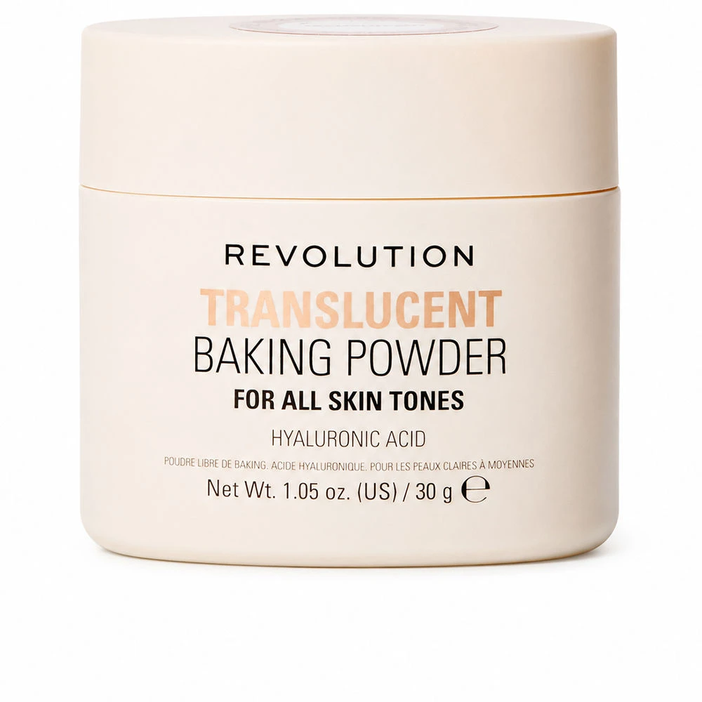 „Makeup Revolution“ kepimo pudra, biri, fiksuojanti, permatoma pudra, 30 g