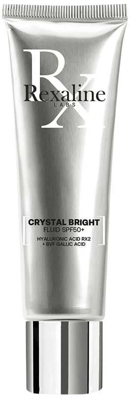 "Rexaline Crystal Bright Fluid Spf50" Apsaugantis nuo saulės maitinamasis veido skystis 30ml