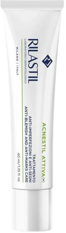 Rilastil Acnestil Attiva + Anti-Imperfection Kreminis veido kremas riebiai ir į aknę linkusiai odai, 40 ml