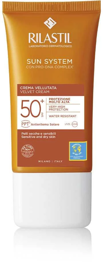 Apsauginis kremas nuo saulės Rilastil Sun System Velvet Kreminis Spf50+ 50ml