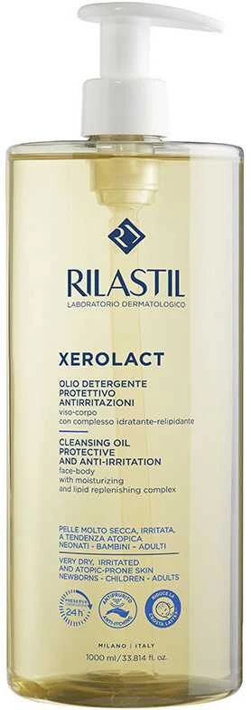Rilastil Xerolact sausos odos atkuriamasis valomasis gelis, 1000 ml