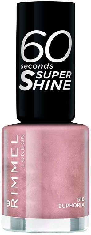 Rimmel London 60 Seconds Super Shine Nagų lakas Moterims 8 ml, 510 Euphoria
