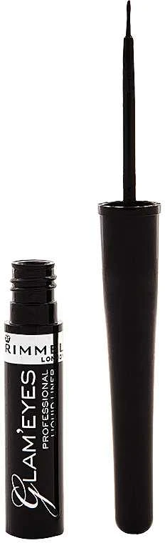 Rimmel London Glam Eyes Profesional Liquid Liner skystas akių pravedimas 001