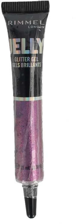 "Rimmel London" želė gelis su blizgučiais 500 Violetinė Rain 11ml