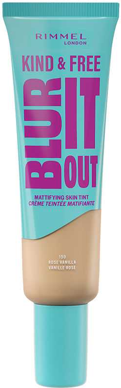 „Rimmel London Kind & Free Blur It Out“ matinį atspalvį suteikiantis makiažo pagrindas