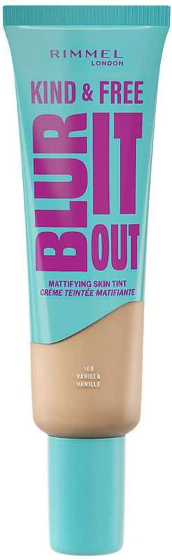 „Rimmel London Kind & Free Blur It Out“ matinį atspalvį suteikiantis makiažo pagrindas