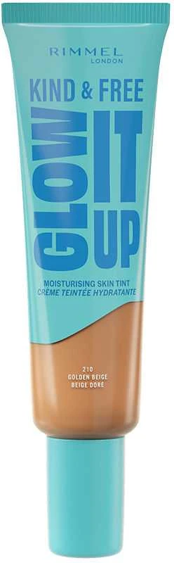 „Rimmel London Kind & Free Glow It Up“ drėkinamasis odos atspalvio makiažo pagrindas