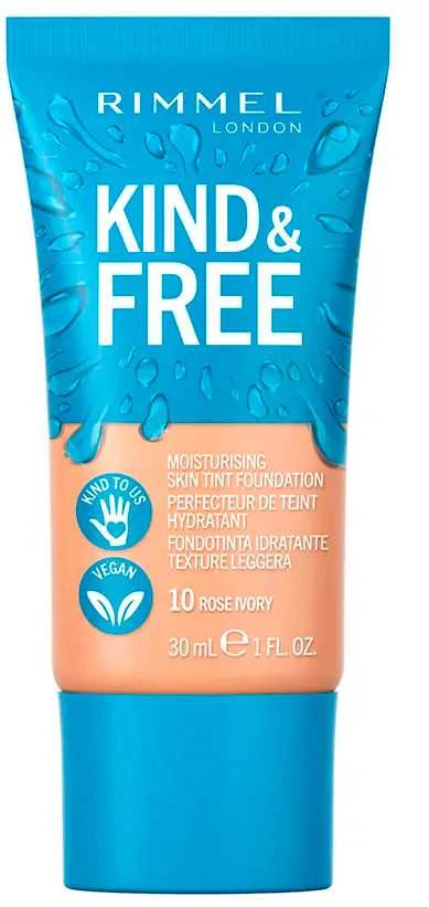 "Rimmel London Kind and Free Skin Tint makiažo pagrindas 400-Natural rusvai gelsvas
