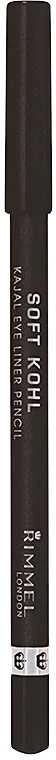 Rimmel London "Rimmel Soft Khol Kajal" akių pieštukas 061 Jet Juodas