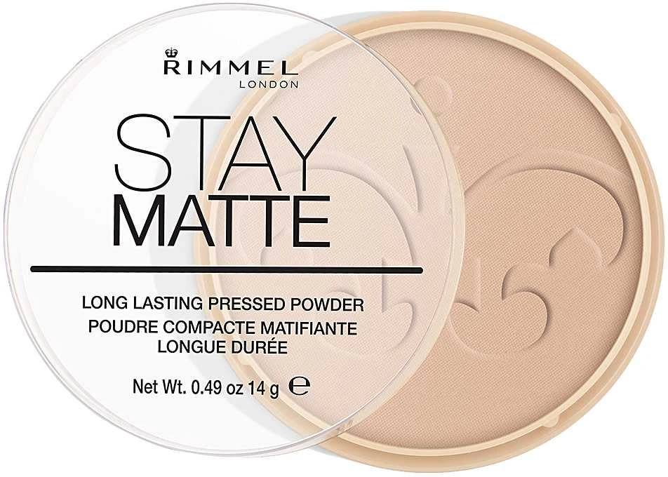 Rimmel London "Rimmel Stay Matte" presuota pudra 005 Silky rusvai gelsvas