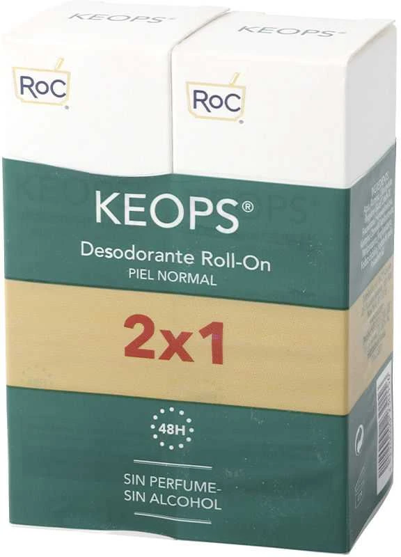 Roc Keops rutulinis dezodorantas 2 vnt., 30 ml